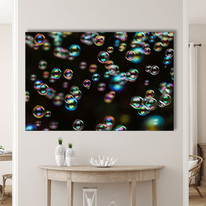 Captivating Bubbles Wall Art,Enhance Your Ambiance with this Artistic Soap Bubbles, Cavas Print Wall Art Hom Decor