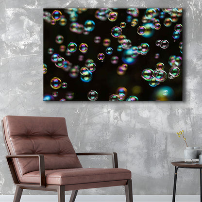 Captivating Bubbles Wall Art,Enhance Your Ambiance with this Artistic Soap Bubbles, Cavas Print Wall Art Hom Decor
