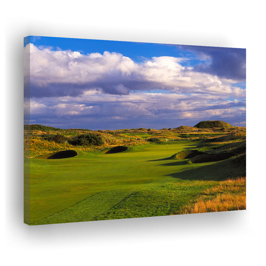 Carnoustie Golf Club Hole 02, Carnoustie, Scotland, Golf Art Print,Gifts Golf Lover