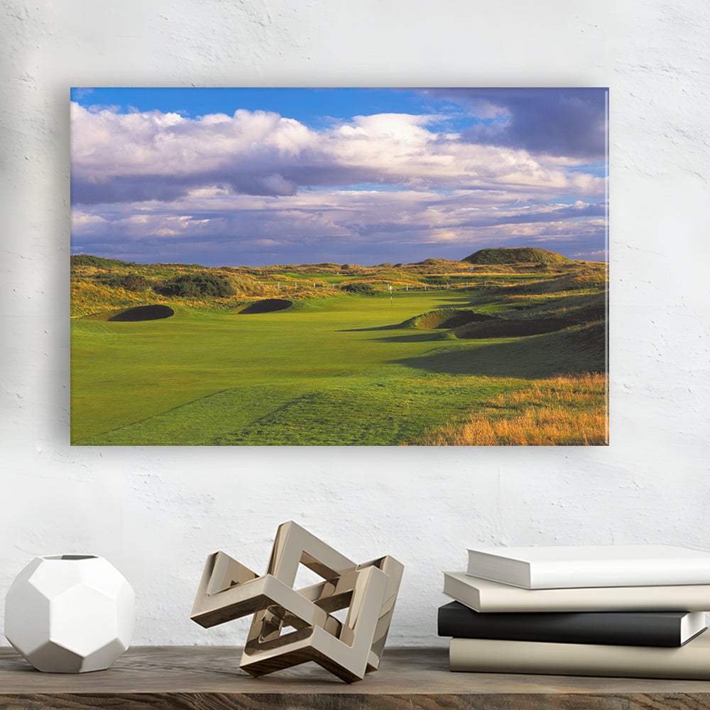 Carnoustie Golf Club Hole 02, Carnoustie, Scotland, Golf Art Print,Gifts Golf Lover