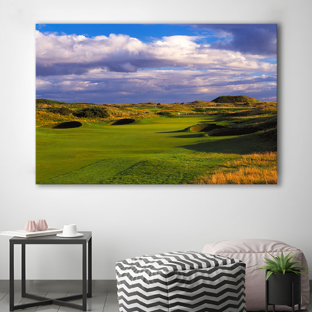Carnoustie Golf Club Hole 02, Carnoustie, Scotland, Golf Art Print,Gifts Golf Lover