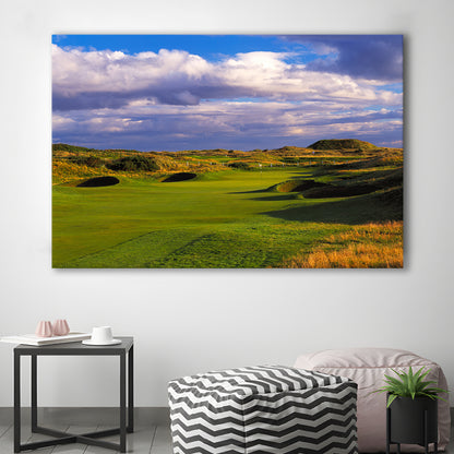 Carnoustie Golf Club Hole 02, Carnoustie, Scotland, Golf Art Print,Gifts Golf Lover