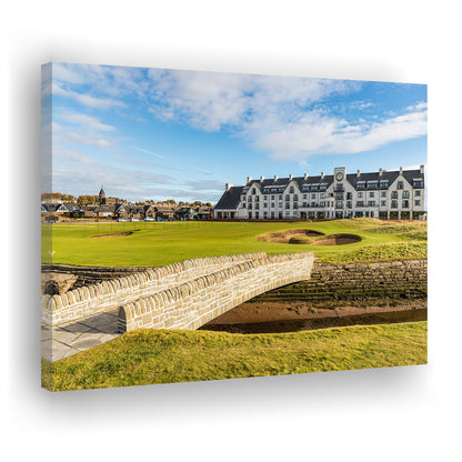 Carnoustie Golf Links, Hole 18 Fine Art, Golf Art Print,Gifts Golf Lover