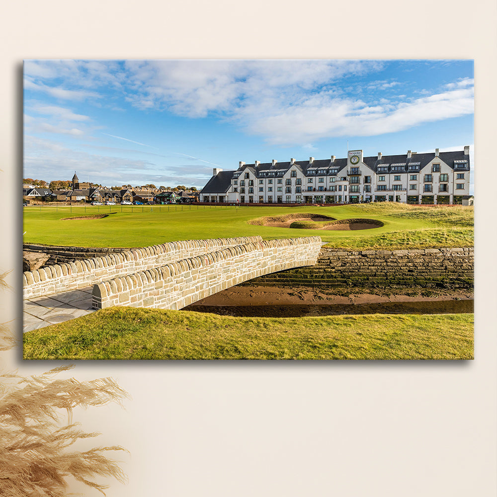 Carnoustie Golf Links, Hole 18 Fine Art, Golf Art Print,Gifts Golf Lover