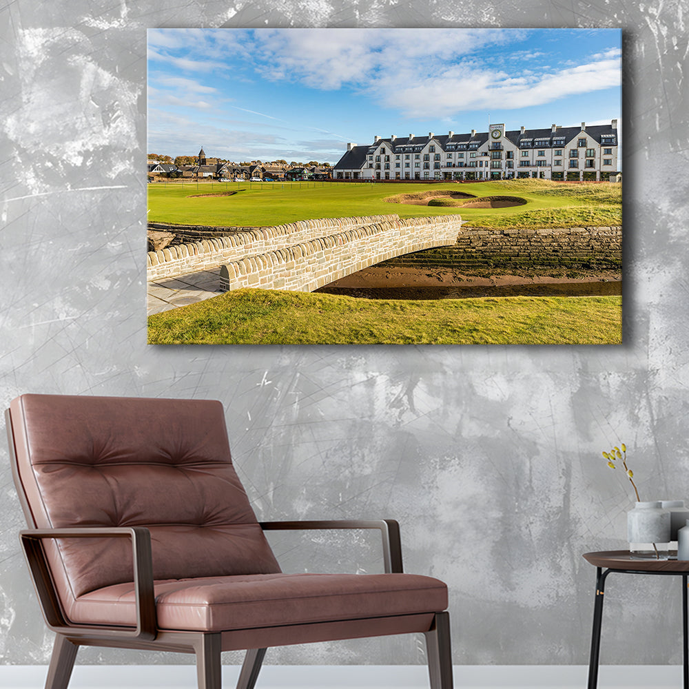 Carnoustie Golf Links, Hole 18 Fine Art, Golf Art Print,Gifts Golf Lover