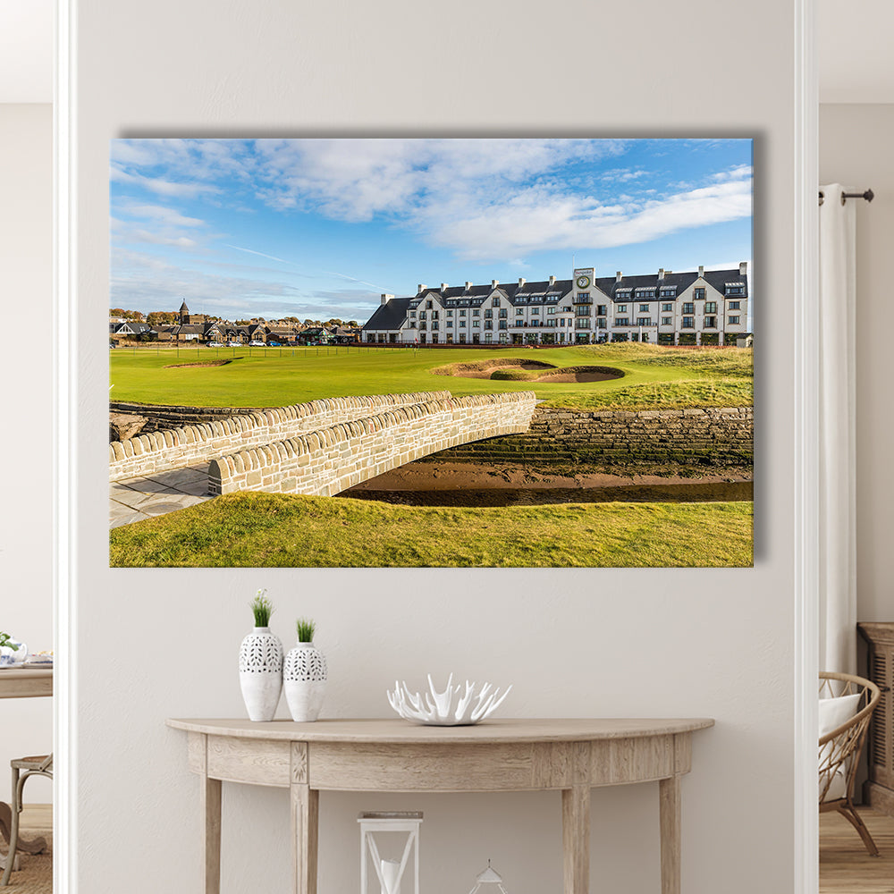Carnoustie Golf Links, Hole 18 Fine Art, Golf Art Print,Gifts Golf Lover