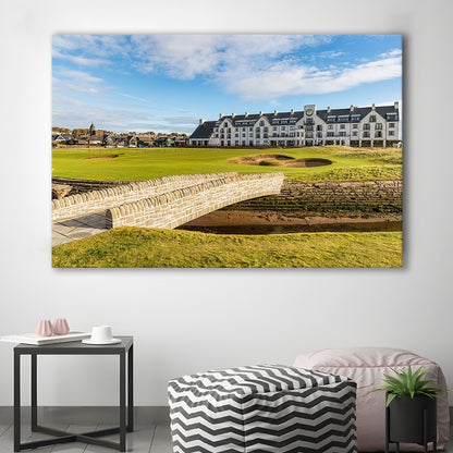 Carnoustie Golf Links, Hole 18 Fine Art, Golf Art Print,Gifts Golf Lover