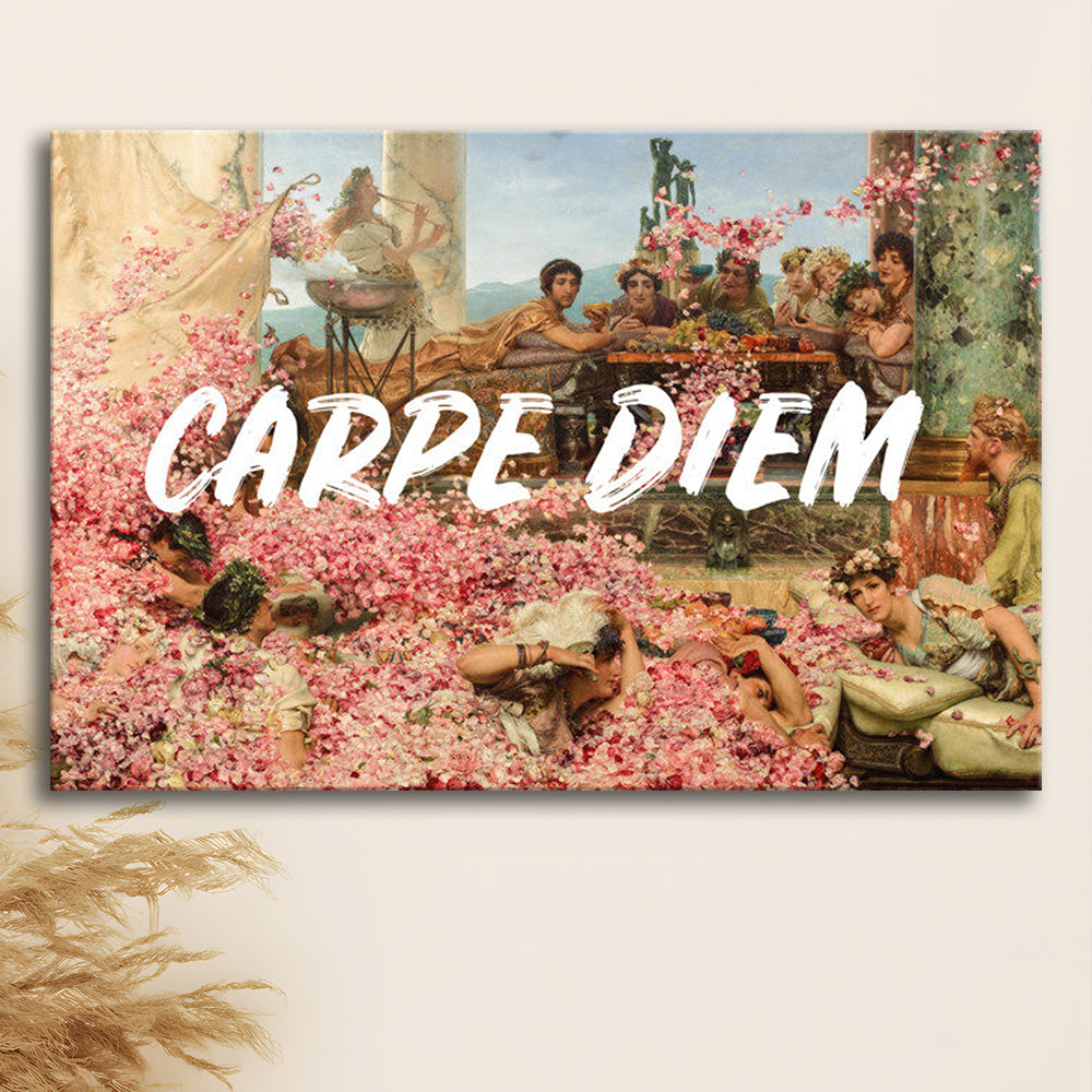 Carpe Diem, Canvas Art Decor Print, Painting Art, Canvas Print Wall Art Home Decor