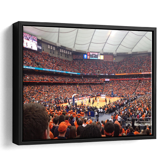 Carrier Dome, Stadium Canvas, Sport Art, Framed Canvas Print Wall Art, Floating Frame