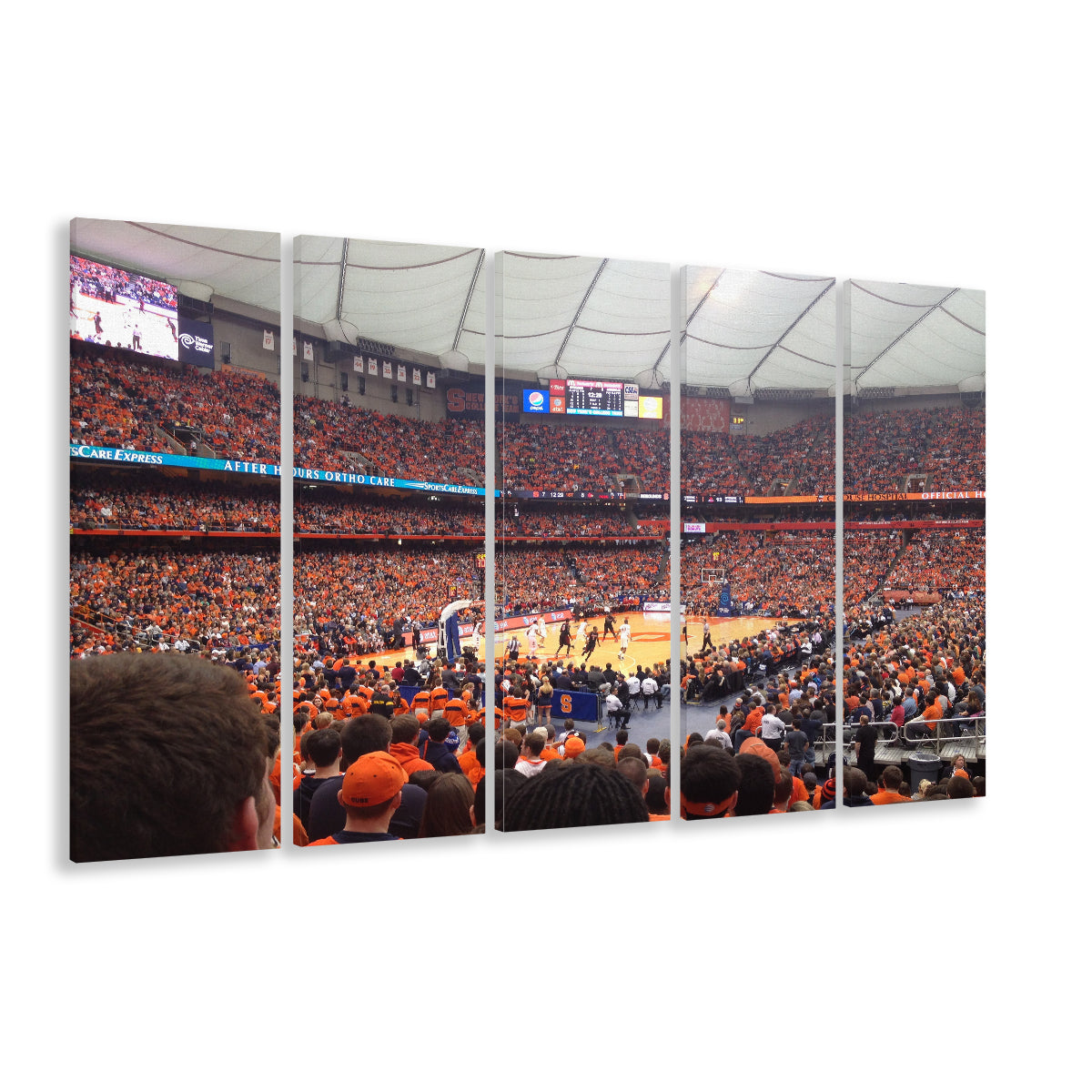 Carrier Dome, Stadium Canvas, Sport Art, 5 Panel B, Extra Large Canvas, Canvas Print Wall Art