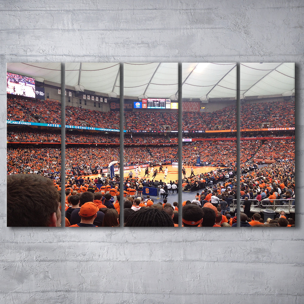 Carrier Dome, Stadium Canvas, Sport Art, 5 Panel B, Extra Large Canvas, Canvas Print Wall Art