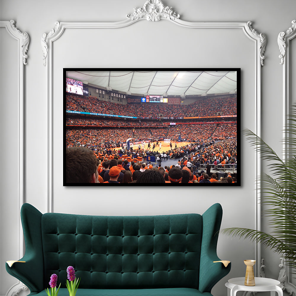 Carrier Dome, Stadium Canvas, Sport Art, Gift for him, Framed Art Print Wall Decor, Picture Framed