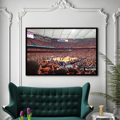 Carrier Dome, Stadium Canvas, Sport Art, Gift for him, Framed Art Print Wall Decor, Picture Framed
