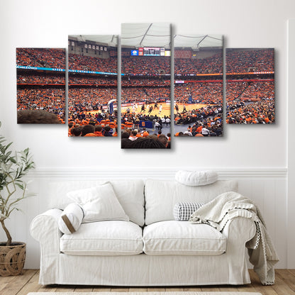 Carrier Dome, Stadium Canvas, Sport Art, Gift for him, 5 Panel, Large Canvas, Canvas Print Wall Art