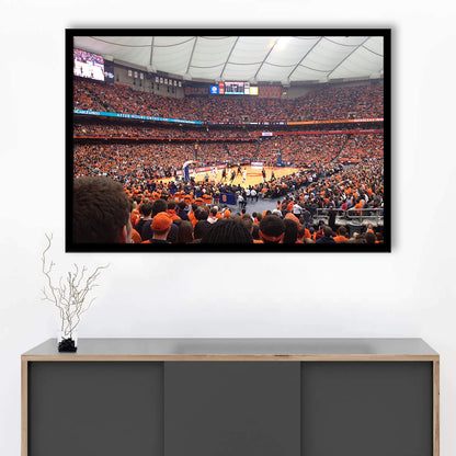 Carrier Dome, Stadium Canvas, Sport Art, Gift for him, Framed Art Print Wall Decor, Picture Framed