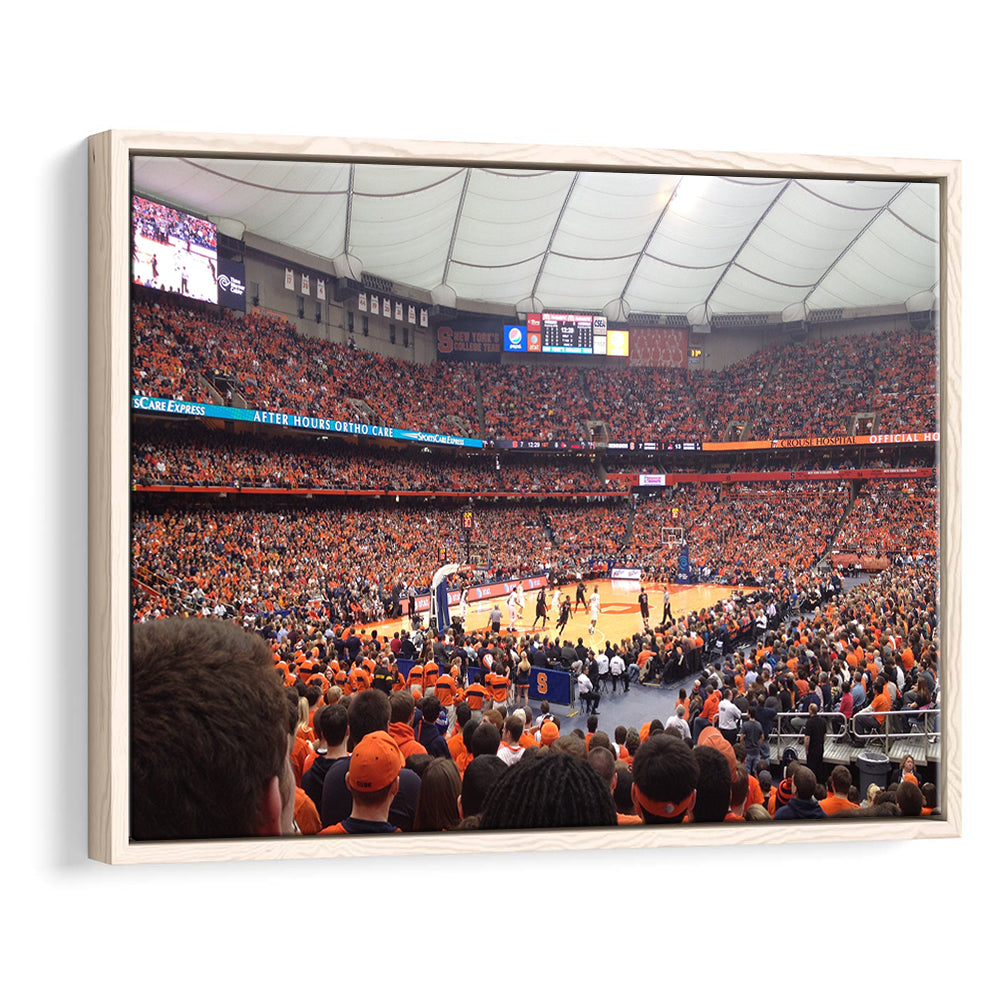 Carrier Dome, Stadium Canvas, Sport Art, Framed Canvas Print Wall Art, Floating Frame