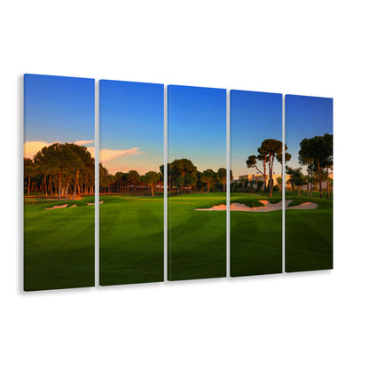 Carya Golf Club Kaden Golf Courses, Golf Art Print, Extra Large Canvas Print Wall Art