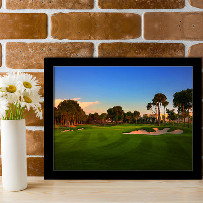 Carya Golf Club Kaden Golf Courses, Framed Art Print Wall Decor, Picture Framed