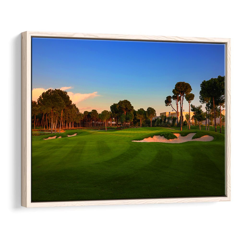 Carya Golf Club Kaden Golf Courses, Floating Framed Canvas Print Wall Art