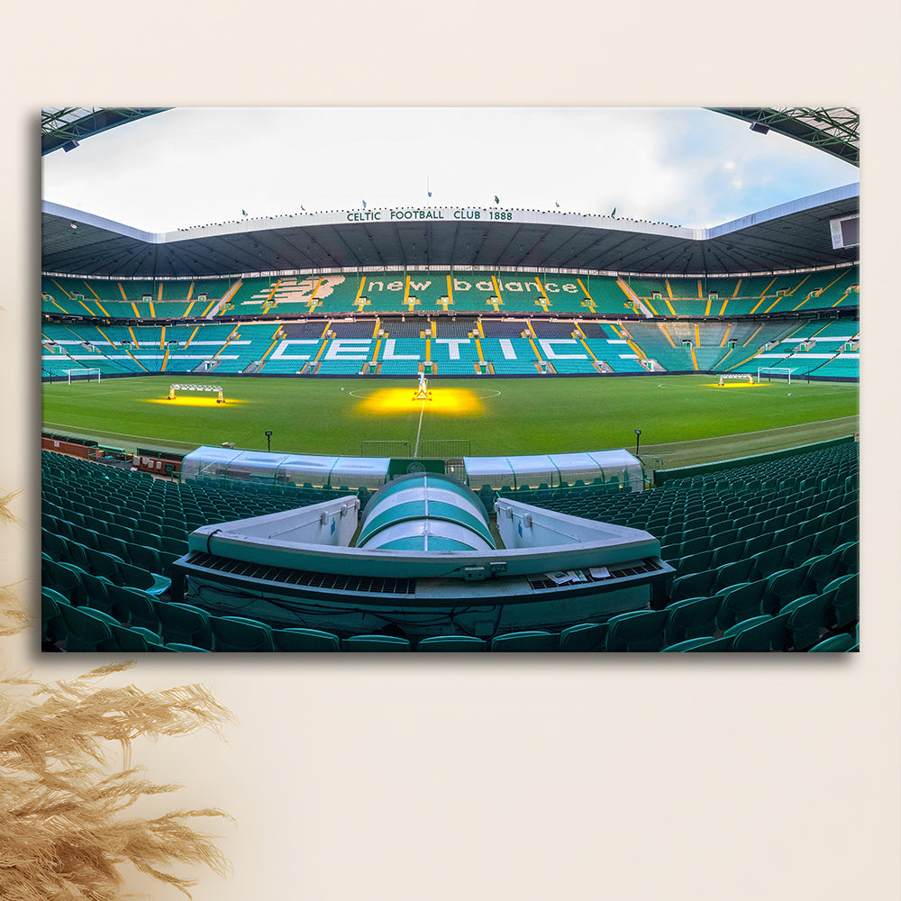 Celtic Stadium, Stadium Canvas, Sport Art, Gift for him, Man Cave Decor, Art Print, Canvas Print Wall Art
