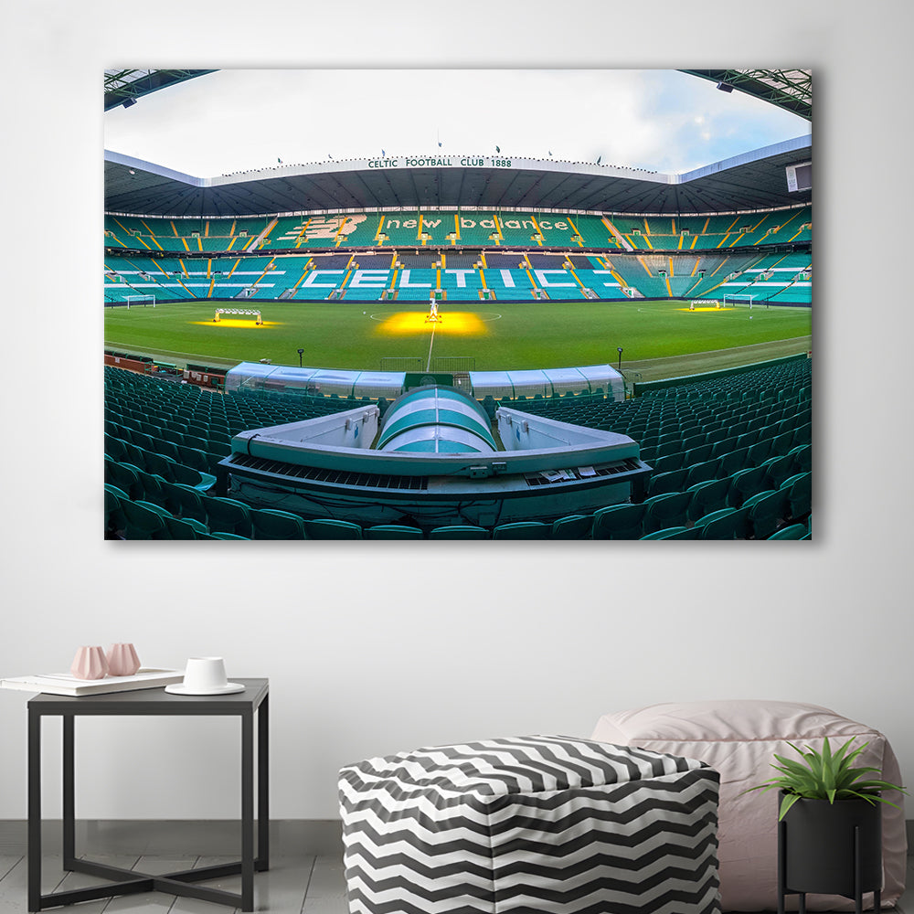 Celtic Stadium, Stadium Canvas, Sport Art, Gift for him, Man Cave Decor, Art Print, Canvas Print Wall Art