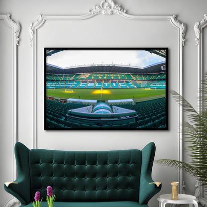 Celtic Stadium, Stadium Canvas, Sport Art, Gift for him, Framed Art Print Wall Decor, Picture Framed