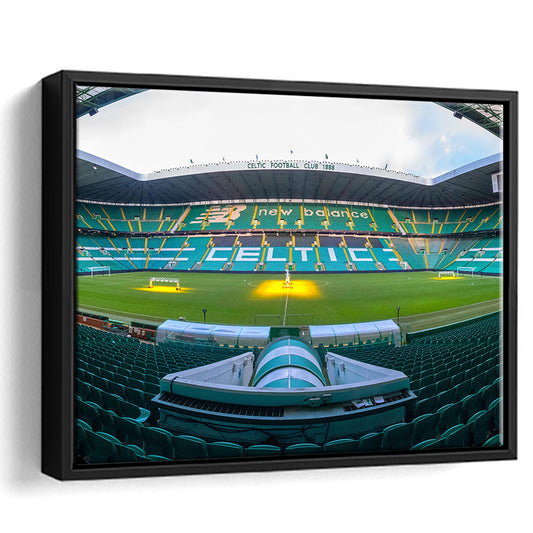 Celtic Stadium, Stadium Canvas, Sport Art, Framed Canvas Print Wall Art, Floating Frame