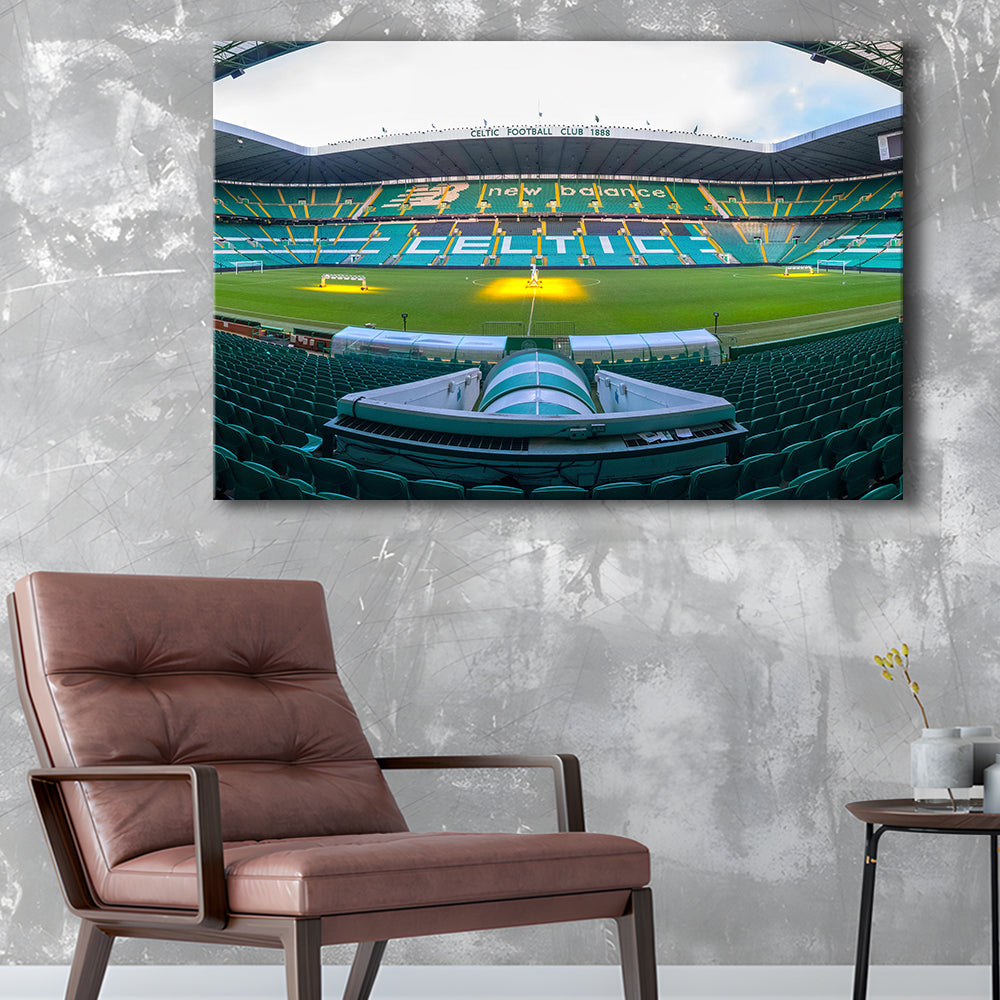 Celtic Stadium, Stadium Canvas, Sport Art, Gift for him, Man Cave Decor, Art Print, Canvas Print Wall Art