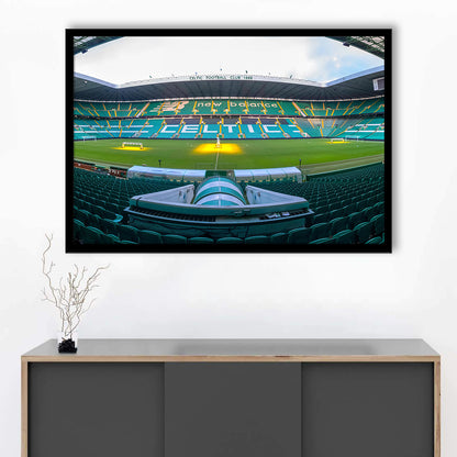 Celtic Stadium, Stadium Canvas, Sport Art, Gift for him, Framed Art Print Wall Decor, Picture Framed
