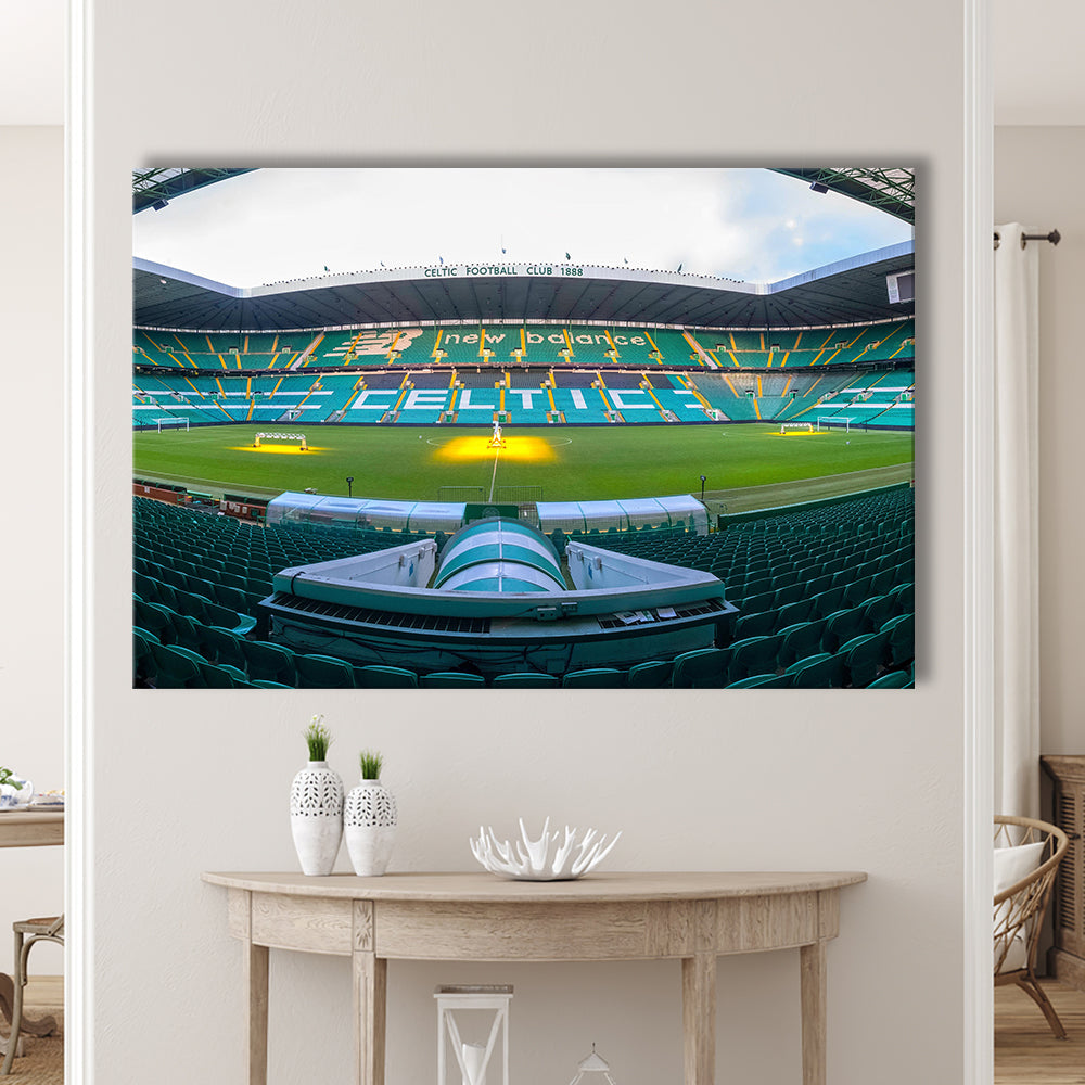 Celtic Stadium, Stadium Canvas, Sport Art, Gift for him, Man Cave Decor, Art Print, Canvas Print Wall Art