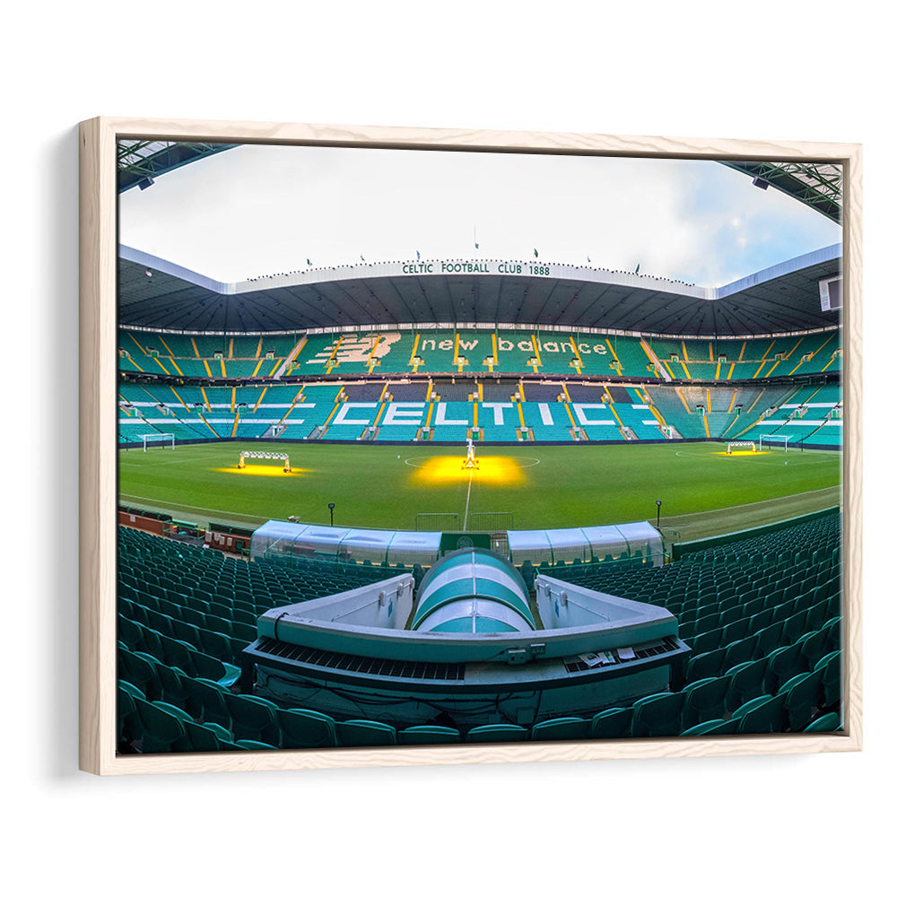 Celtic Stadium, Stadium Canvas, Sport Art, Framed Canvas Print Wall Art, Floating Frame