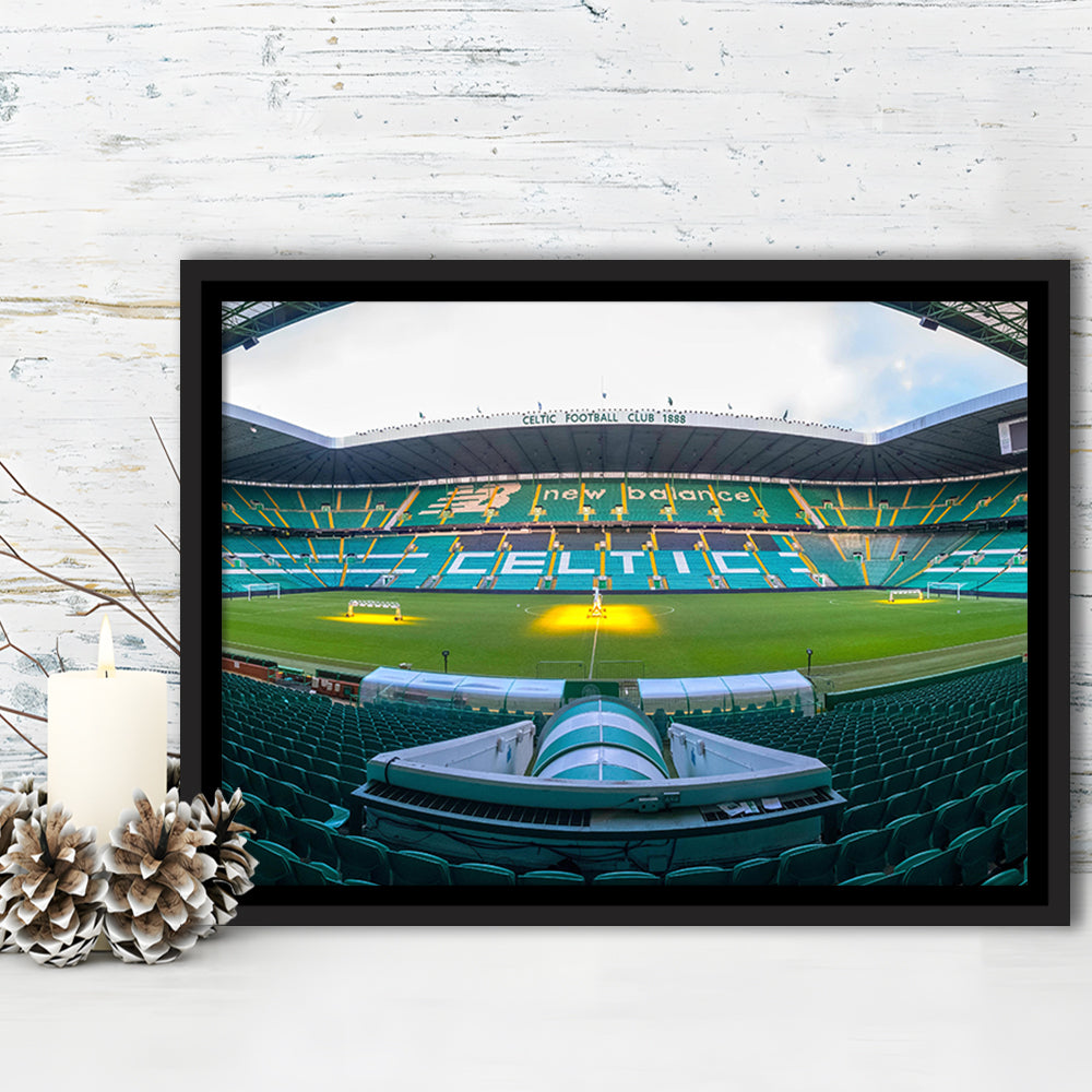 Celtic Stadium, Stadium Canvas, Sport Art, Framed Canvas Print Wall Art, Floating Frame