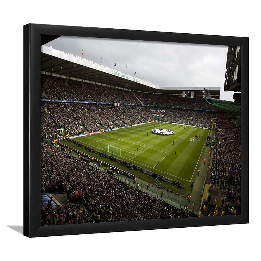 Celtic fc stadium, Stadium Canvas, Sport Art, Gift for him, Framed Art Print Wall Decor, Picture Framed