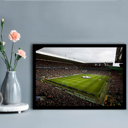 Celtic fc stadium, Stadium Canvas, Sport Art, Gift for him, Framed Art Print Wall Decor, Picture Framed