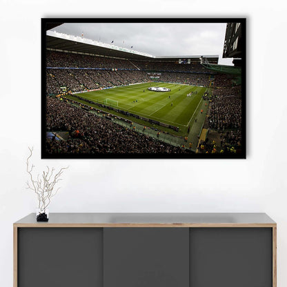 Celtic fc stadium, Stadium Canvas, Sport Art, Gift for him, Framed Art Print Wall Decor, Picture Framed