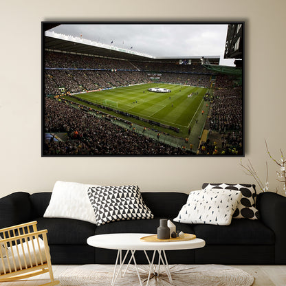 Celtic fc stadium, Stadium Canvas, Sport Art, Framed Canvas Print Wall Art, Floating Frame