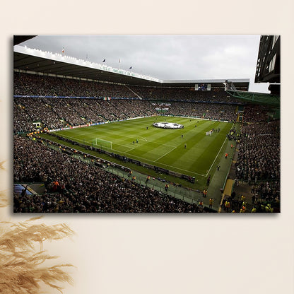 Celtic fc stadium, Stadium Canvas, Sport Art, Gift for him, Man Cave Decor, Art Print, Canvas Print Wall Art