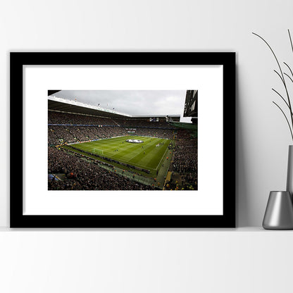 Celtic fc stadium, Stadium Canvas, Sport Art, Gift for him, White Border Framed Art Print Wall Decor