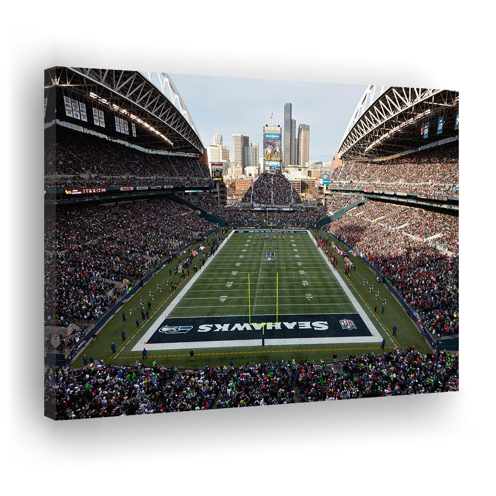 CenturyLink Field, Stadium Canvas, Sport Art, Fan Gifts, Man Cave Decor, Art Print, Canvas Print Wall Art
