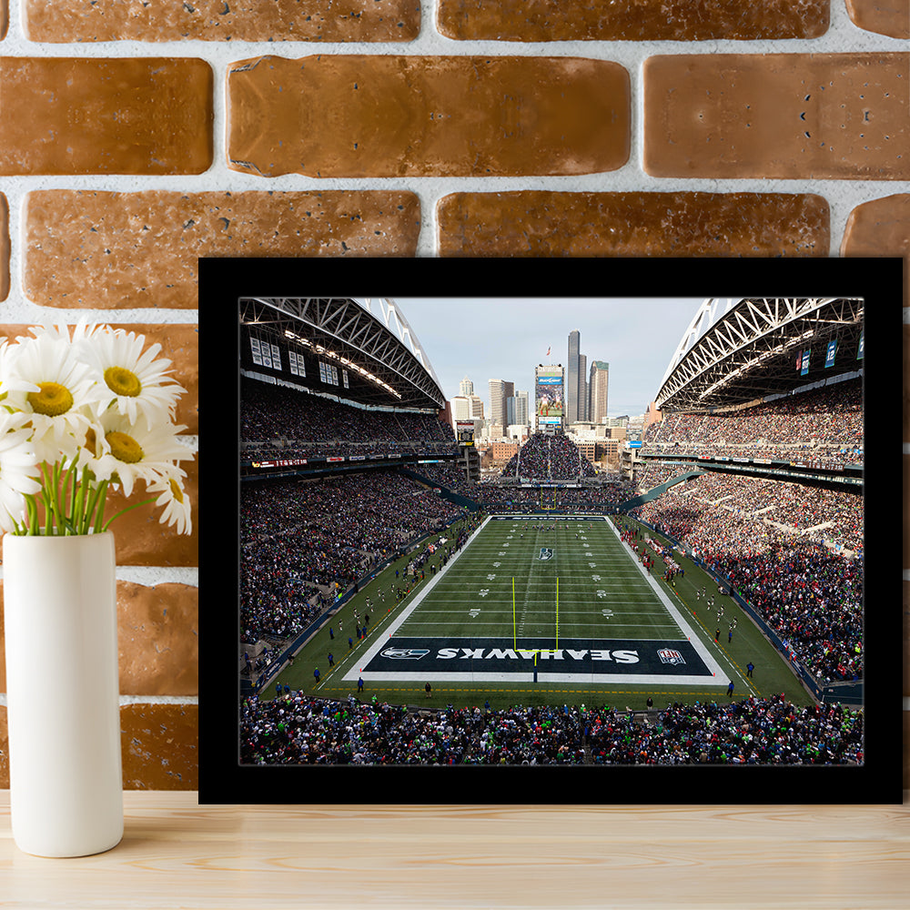 CenturyLink Field, Stadium Canvas, Sport Art, Fan Gifts, Framed Art Print Wall Decor, Picture Framed