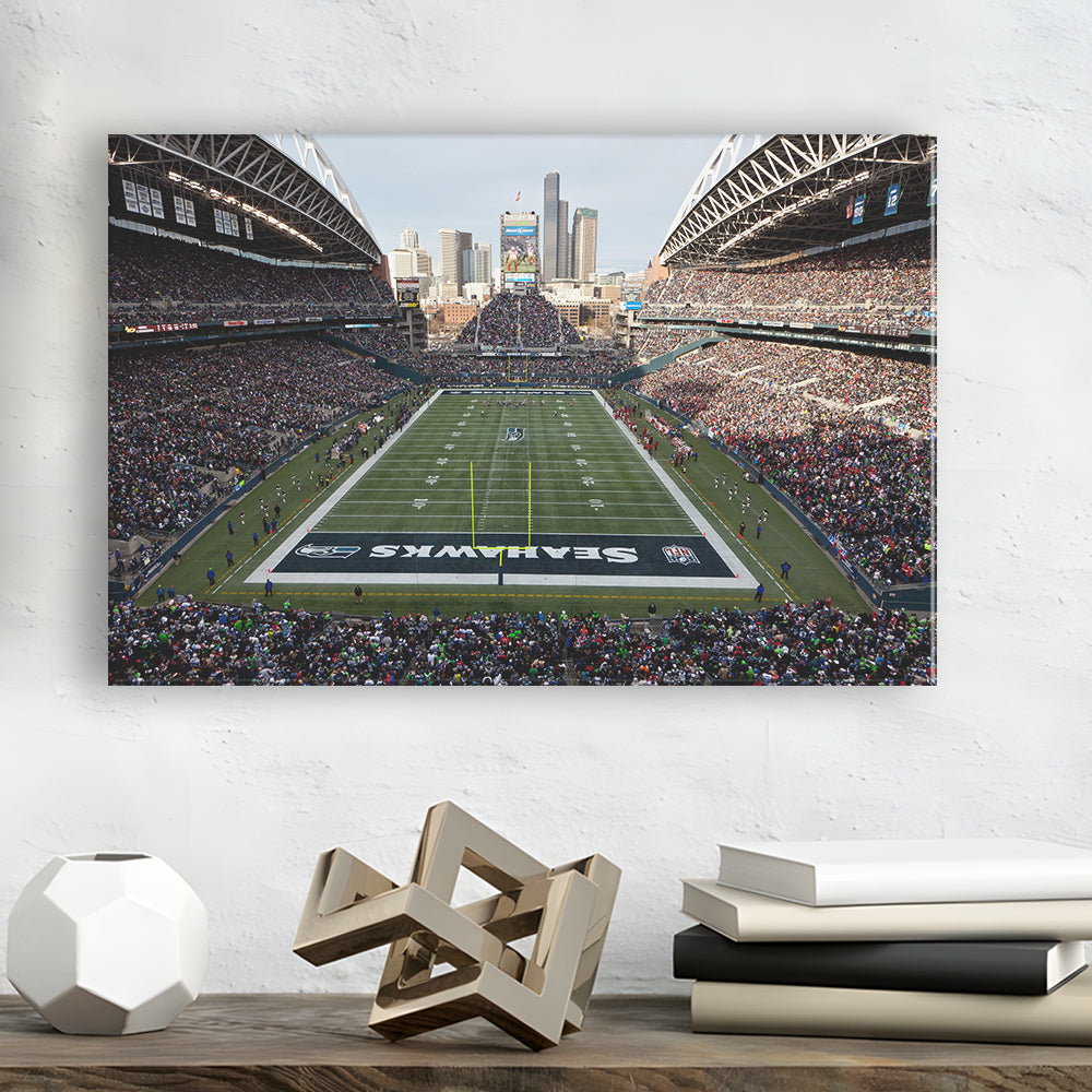 CenturyLink Field, Stadium Canvas, Sport Art, Fan Gifts, Man Cave Decor, Art Print, Canvas Print Wall Art