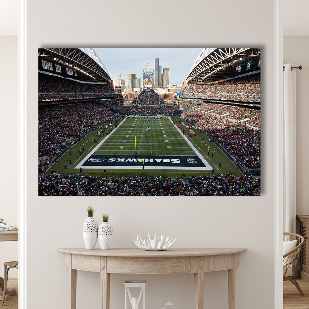 CenturyLink Field, Stadium Canvas, Sport Art, Fan Gifts, Man Cave Decor, Art Print, Canvas Print Wall Art