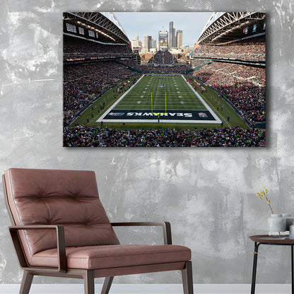 CenturyLink Field, Stadium Canvas, Sport Art, Fan Gifts, Man Cave Decor, Art Print, Canvas Print Wall Art