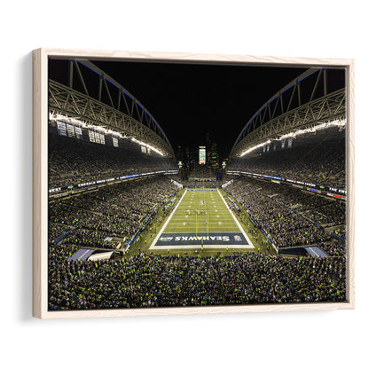CenturyLink Field, Stadium Canvas, Sport Art, Framed Canvas Print Wall Art, Floating Frame