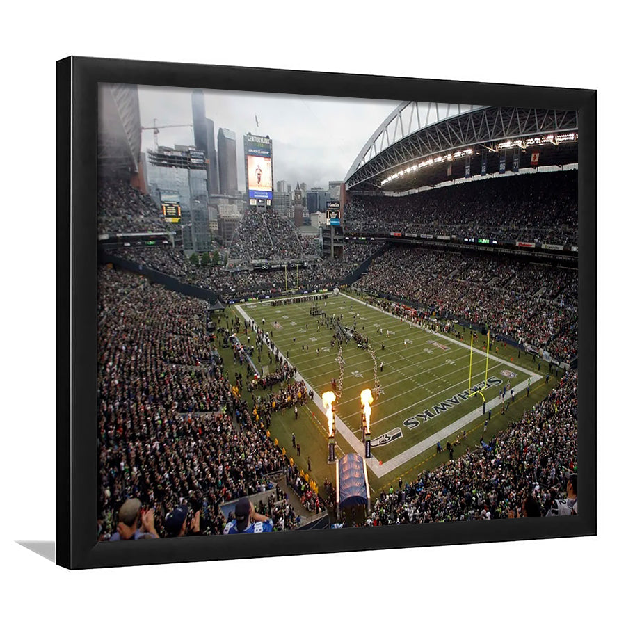 CenturyLink Stadium, Stadium Canvas, Sport Art, Gift for him, Framed Art Print Wall Decor, Picture Framed