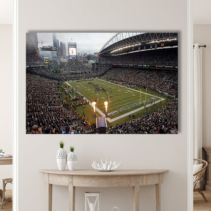 CenturyLink Stadium, Stadium Canvas, Sport Art, Gift for him, Man Cave Decor, Art Print, Canvas Print Wall Art