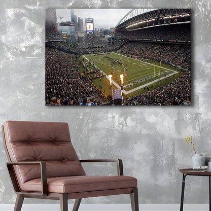 CenturyLink Stadium, Stadium Canvas, Sport Art, Gift for him, Man Cave Decor, Art Print, Canvas Print Wall Art