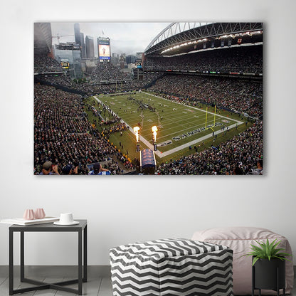 CenturyLink Stadium, Stadium Canvas, Sport Art, Gift for him, Man Cave Decor, Art Print, Canvas Print Wall Art