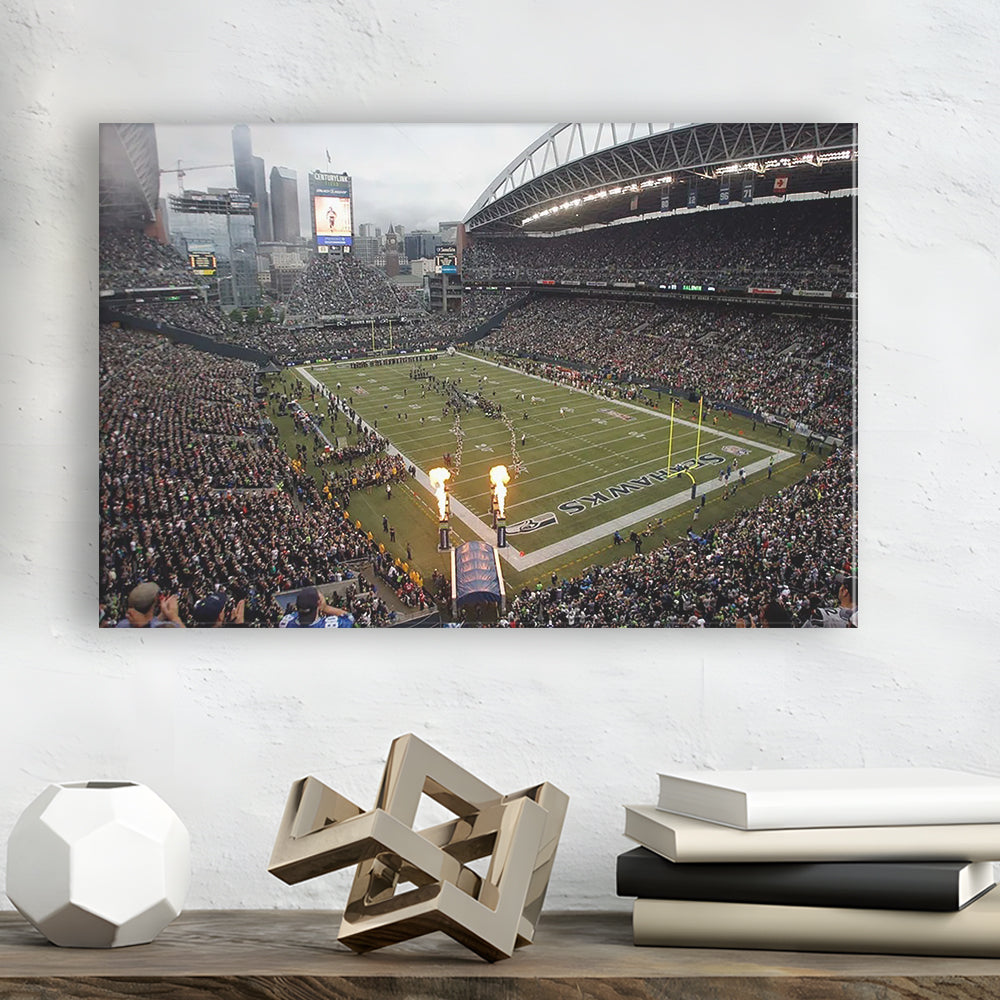 CenturyLink Stadium, Stadium Canvas, Sport Art, Gift for him, Man Cave Decor, Art Print, Canvas Print Wall Art