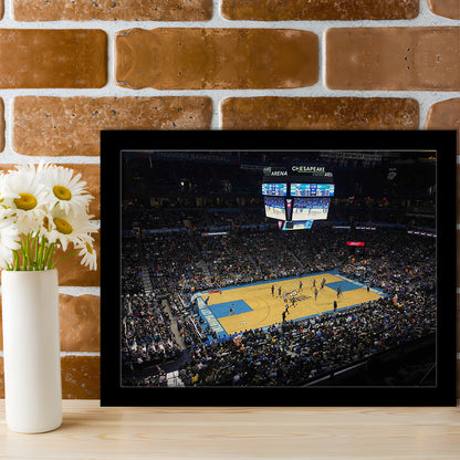 Charlotte Court, Stadium Canvas, Sport Art, Gift for him, Framed Art Print Wall Decor, Picture Framed